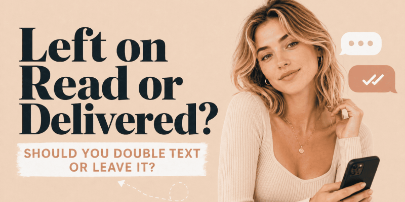 Left on Read or Delivered - Should You Double Text or Leave It?
