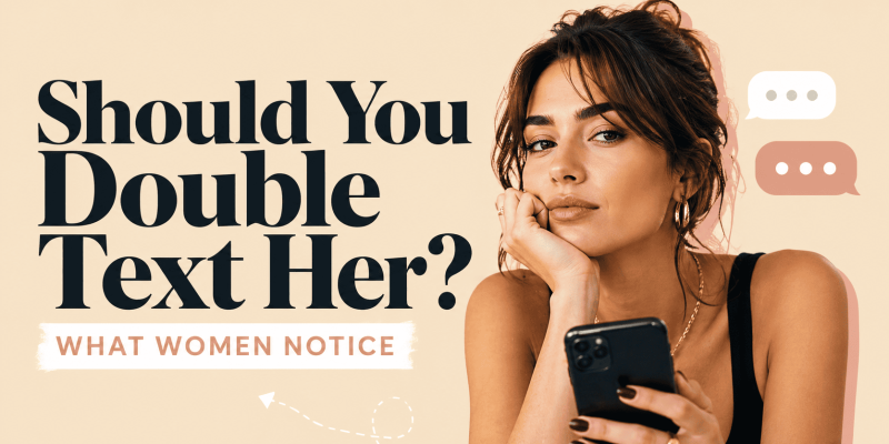 Shoud you double text her?